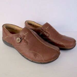 CLARKS Shoes $110 Women's LEATHER Un.loop Unstructured Collection Size 7.5 E